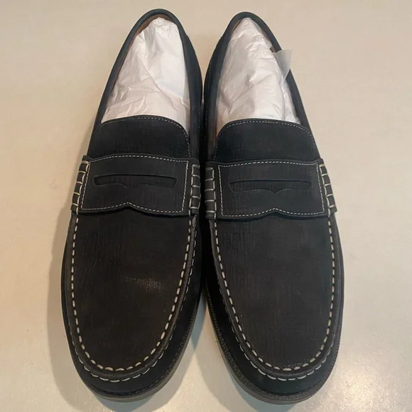 JOHNSTON & MURPHY NWOT Black Suede \